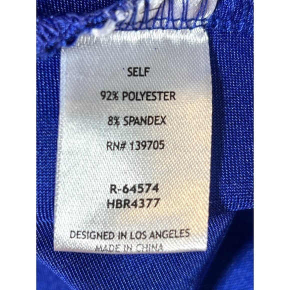 Fairy Grunge Y2k Asymmetric Faux Wrap Prom Cocktail Dress Juniors S Blue Shimmer - Picture 14 of 15